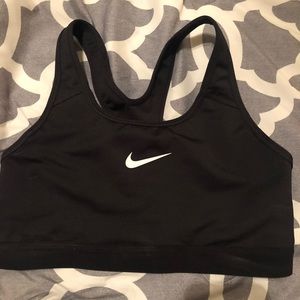 Nike Sports Bra Black Size Medium